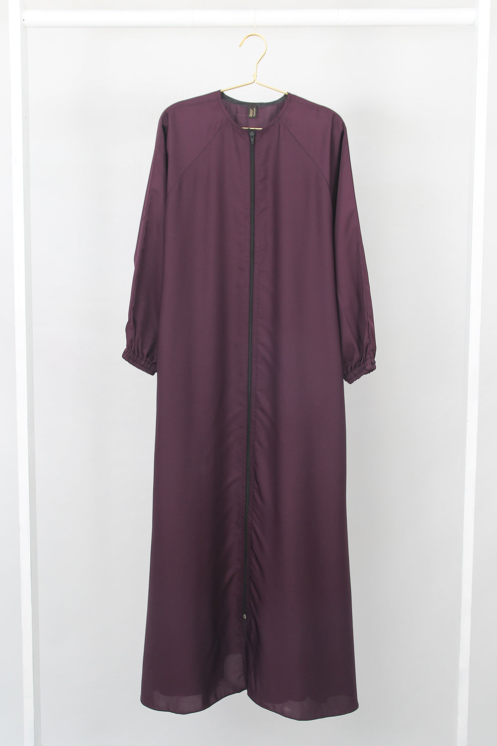 Zipper A-Line Abaya