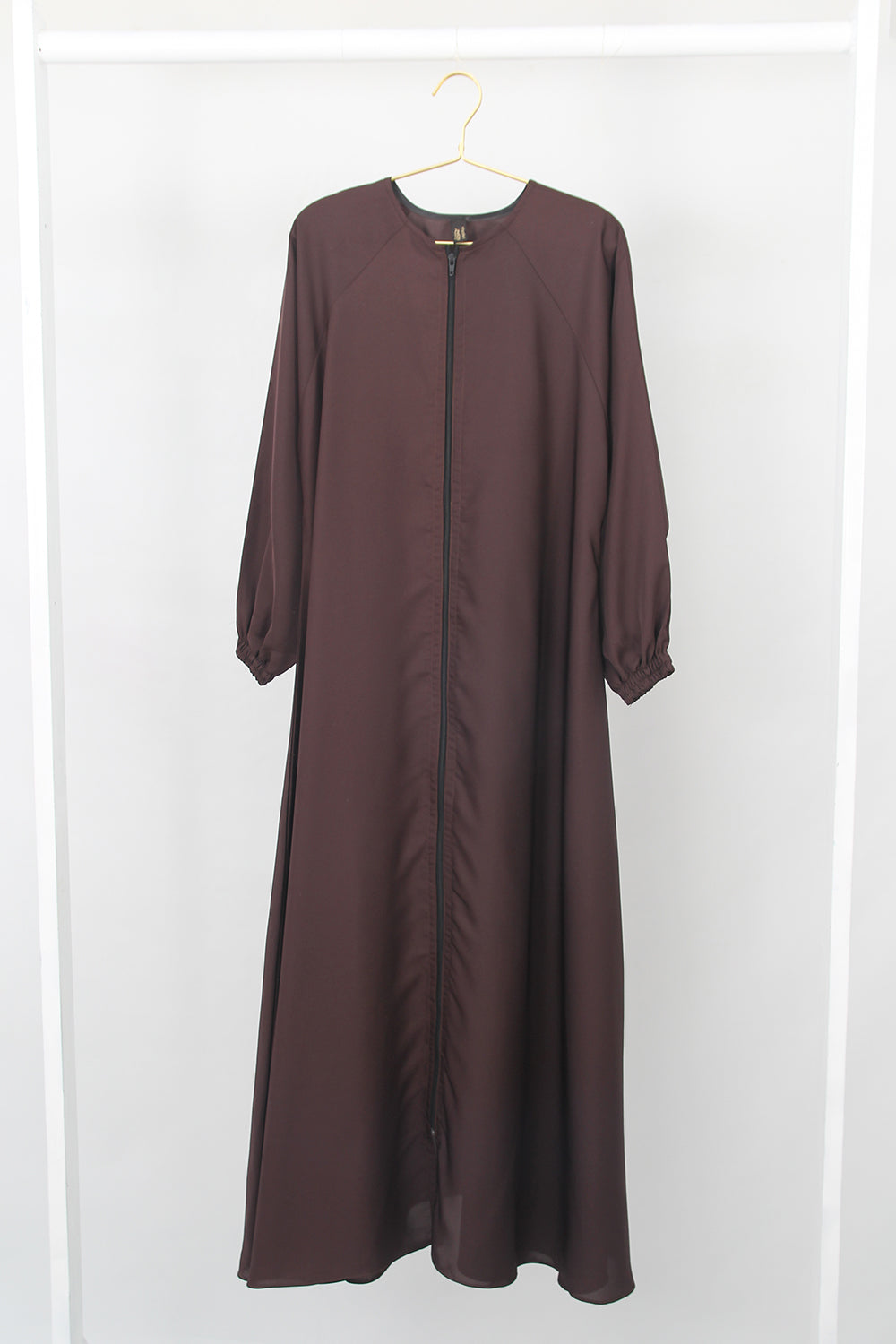 Zipper A-Line Abaya