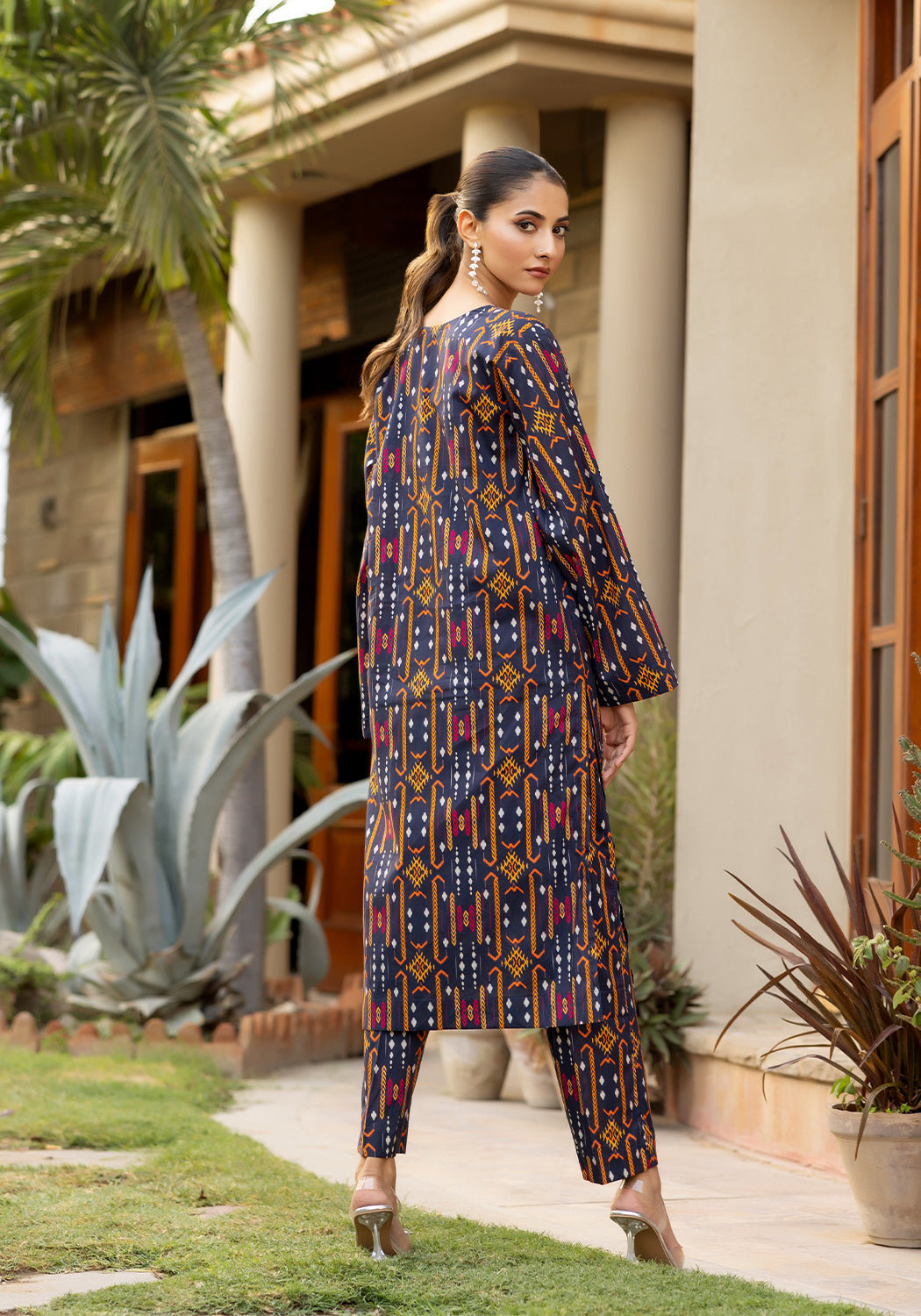 Botanical Bliss - 2 PC Stitched Lawn Suit
