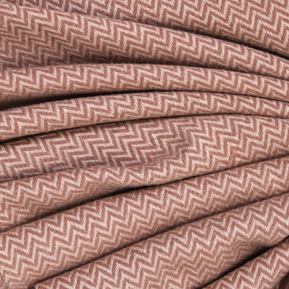 ZigZag Cashmere Hijab - Peanut