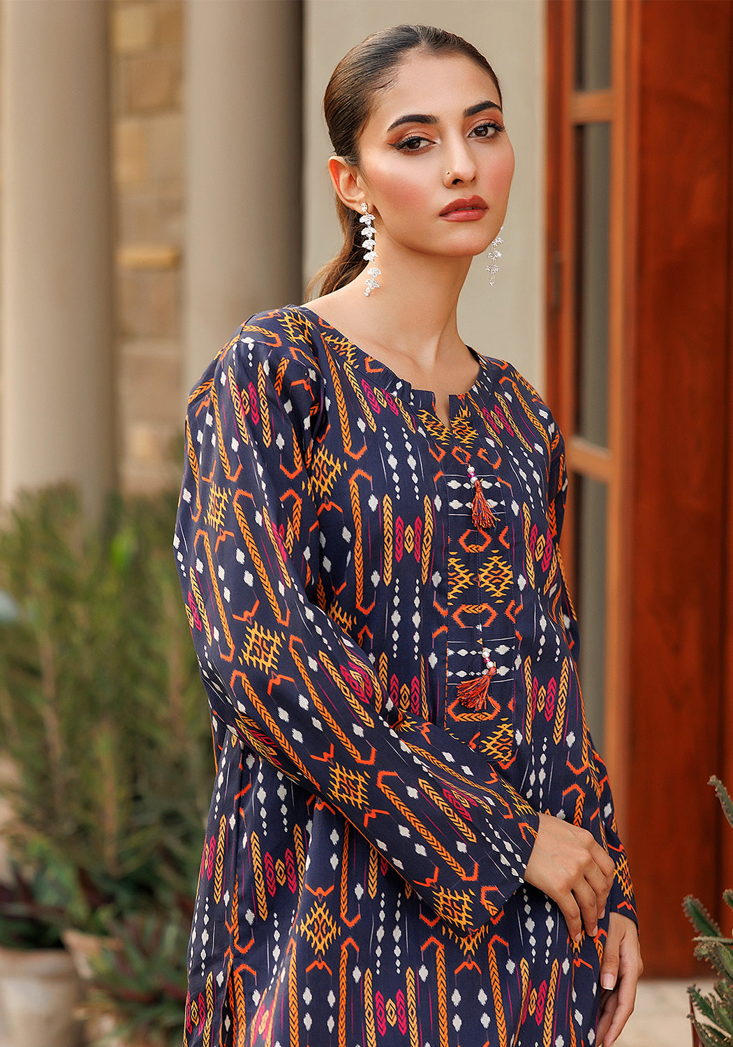 Botanical Bliss - 2 PC Stitched Lawn Suit