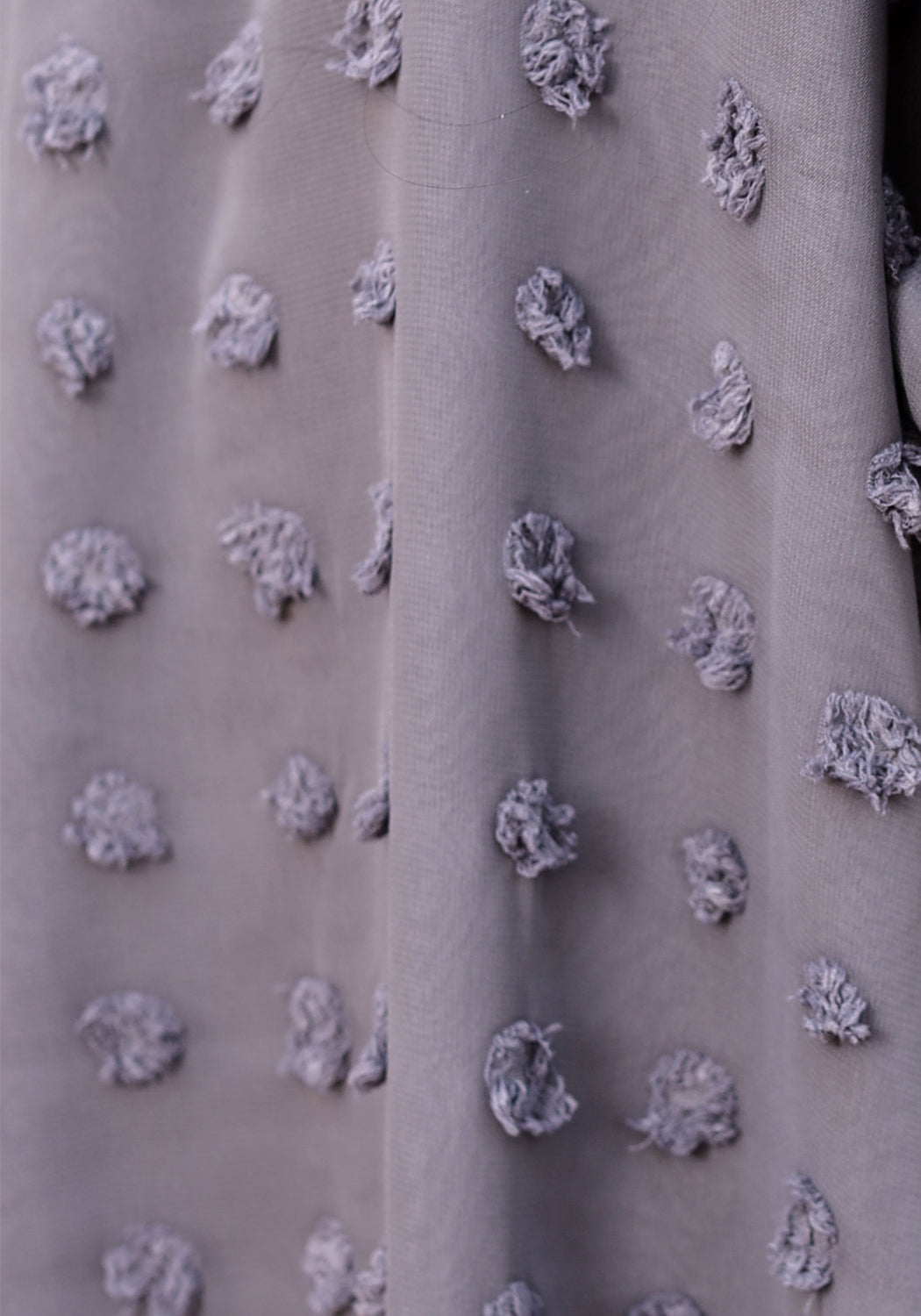 Kids Double Layered Grey Abaya