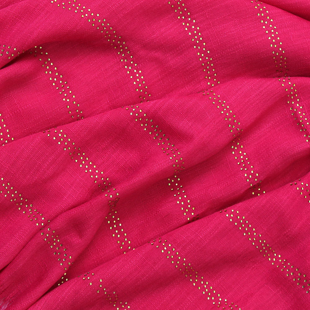 Turkish Stone Hijab - Shocking Pink