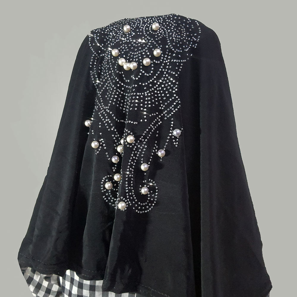 Kids Makhna Pearls - Black