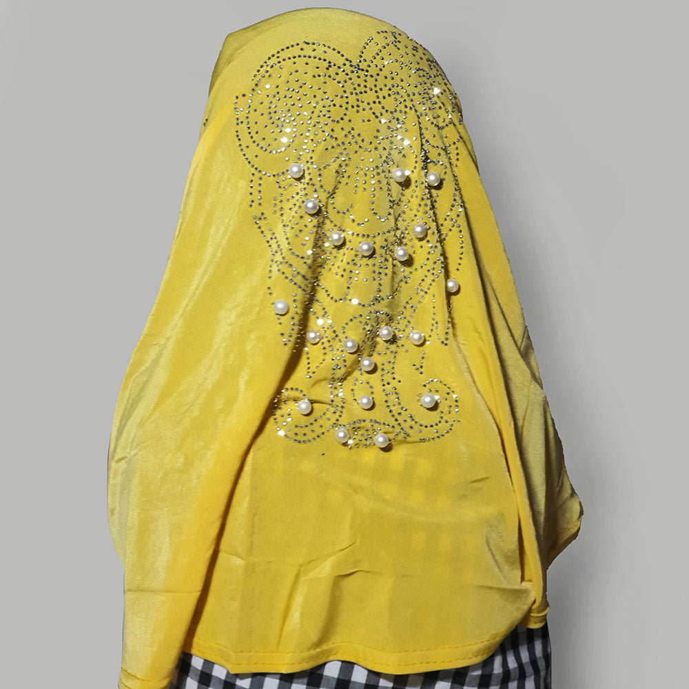 Kids Makhna Pearls - Yellow