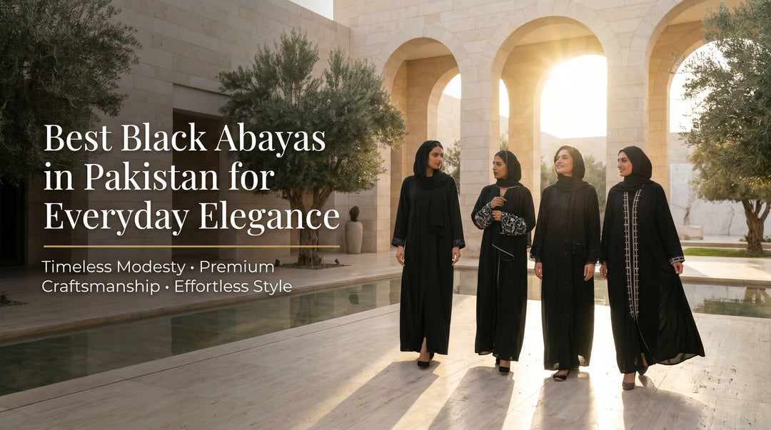 Best Black Abayas in Pakistan for Everyday Elegance - black abaya styling in Pakistan