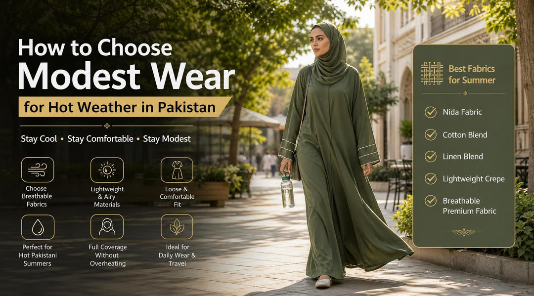  How to Choose Modest Wear for Hot Weather in Pakistan - modest wear guide Pakistan