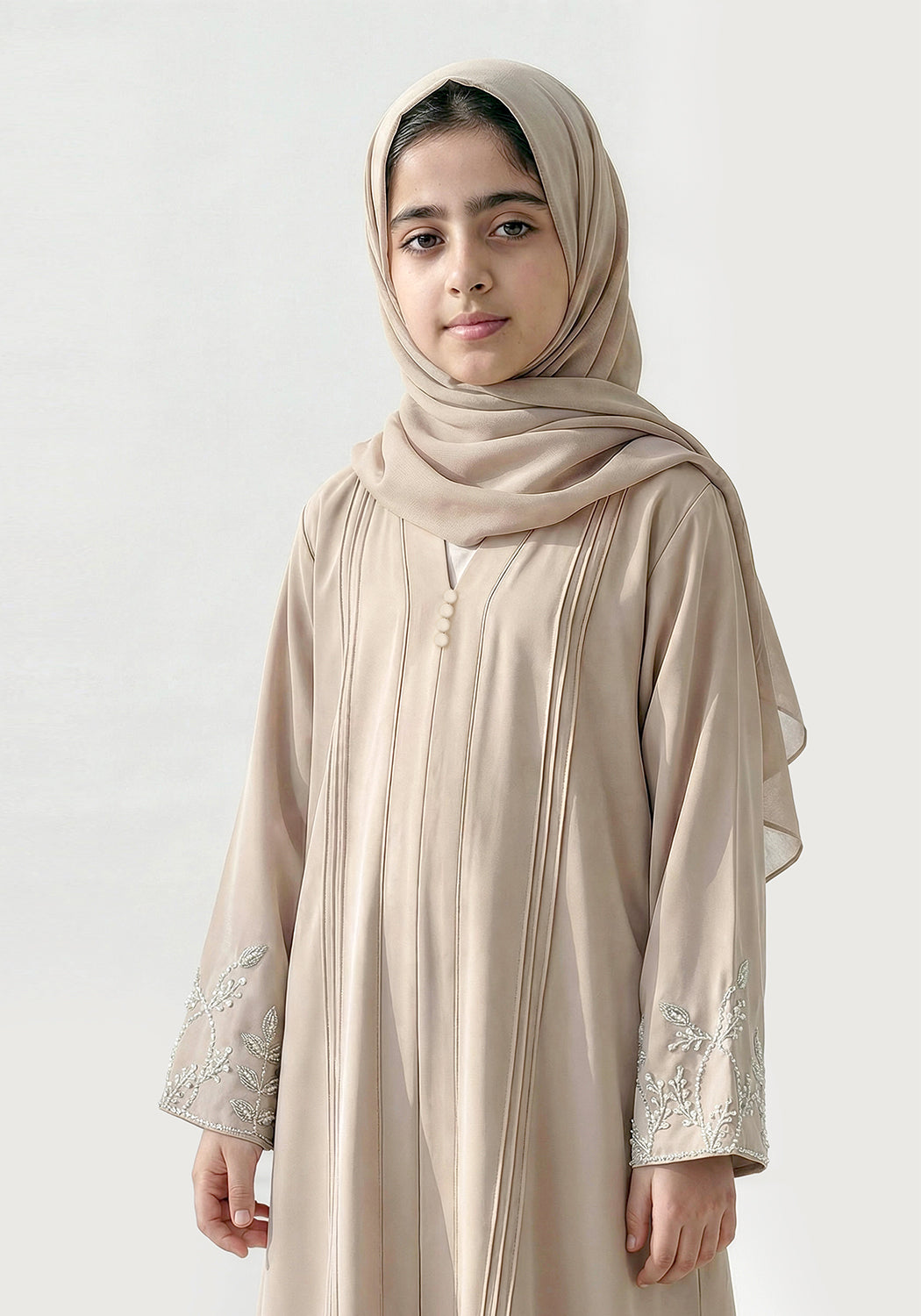 Skin Handwork Kids Abaya