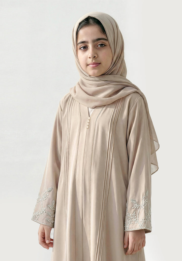 Skin Handwork Kids Abaya