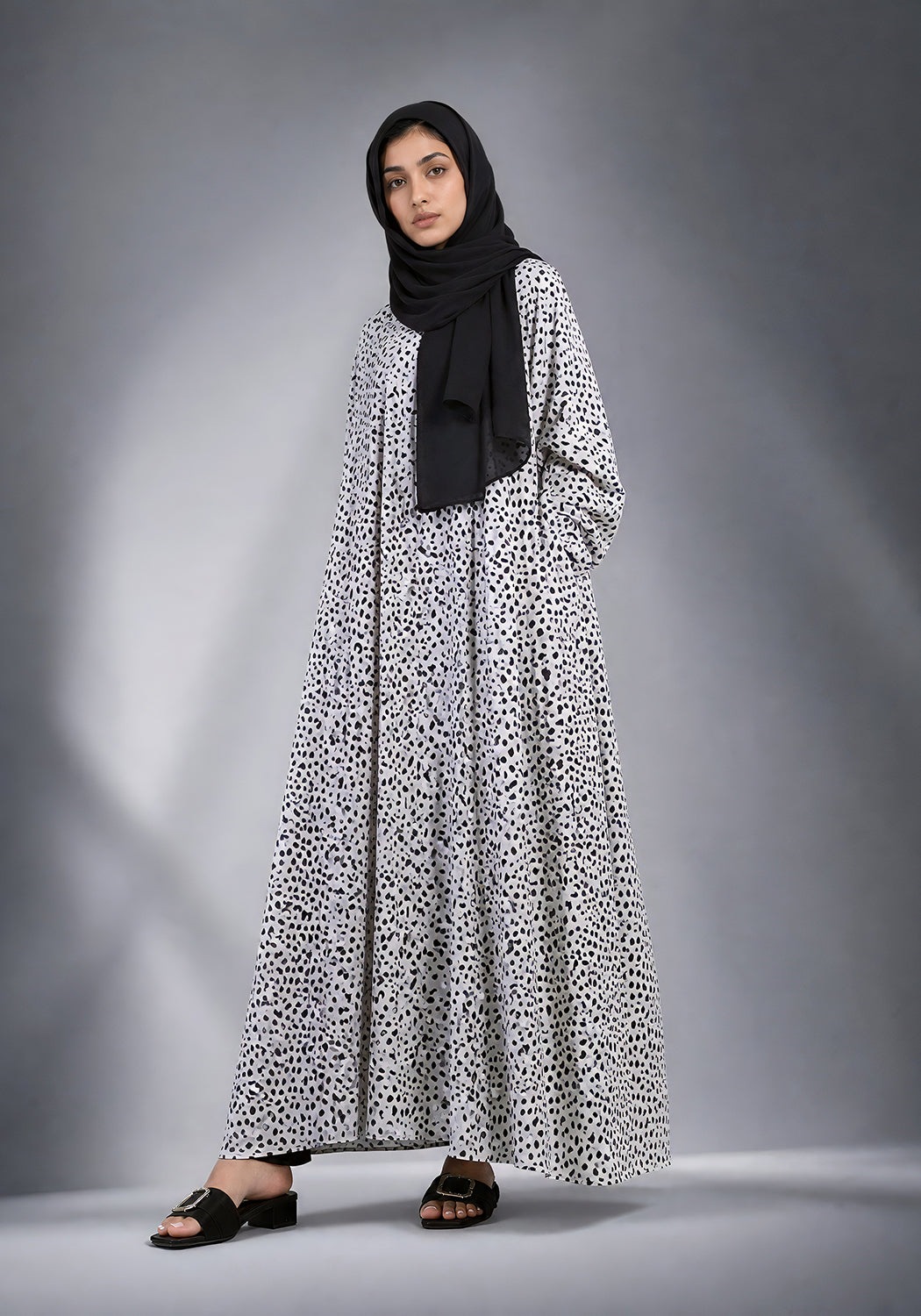 Cheetah Print Abaya