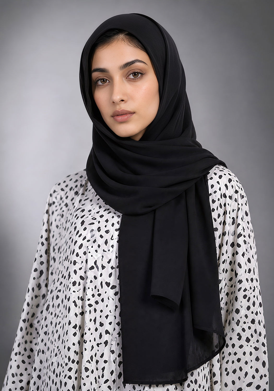 Cheetah Print Abaya