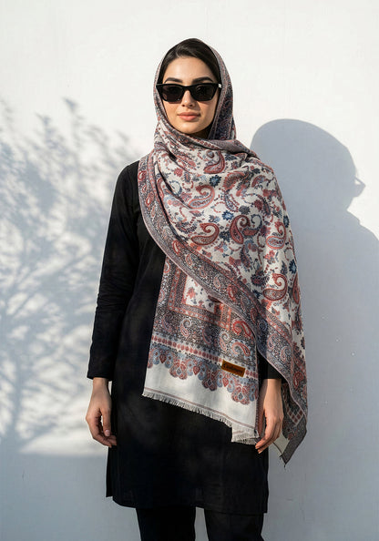 Kani handwoven Hijab - White