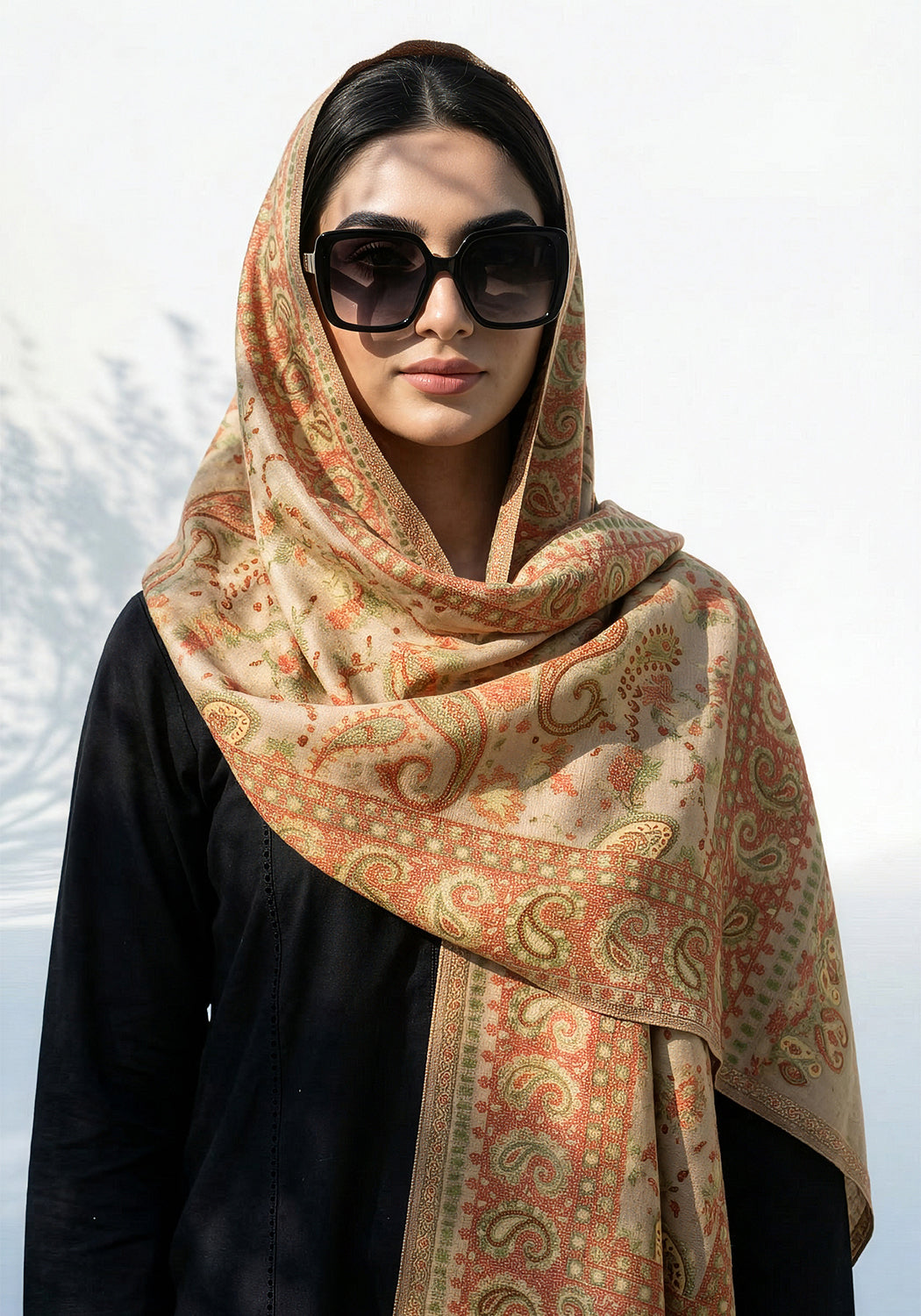 Kani handwoven Hijab - Beige