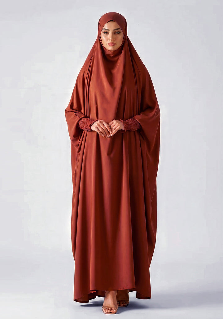 Saudi Jilbab - Autumn Rust