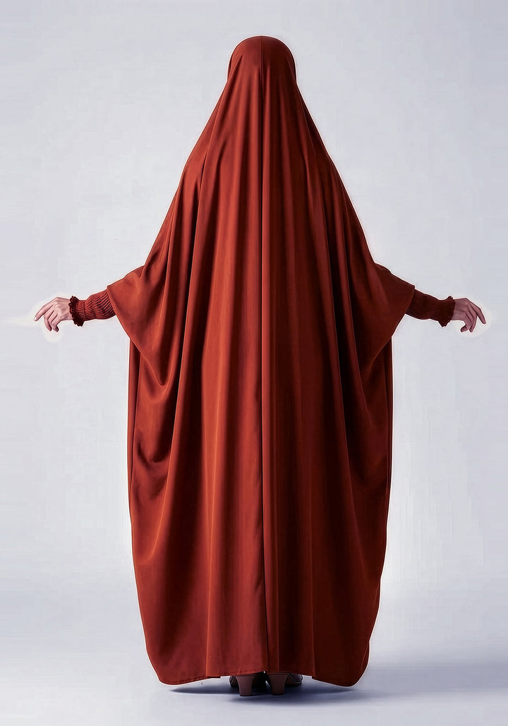 Saudi Jilbab - Autumn Rust