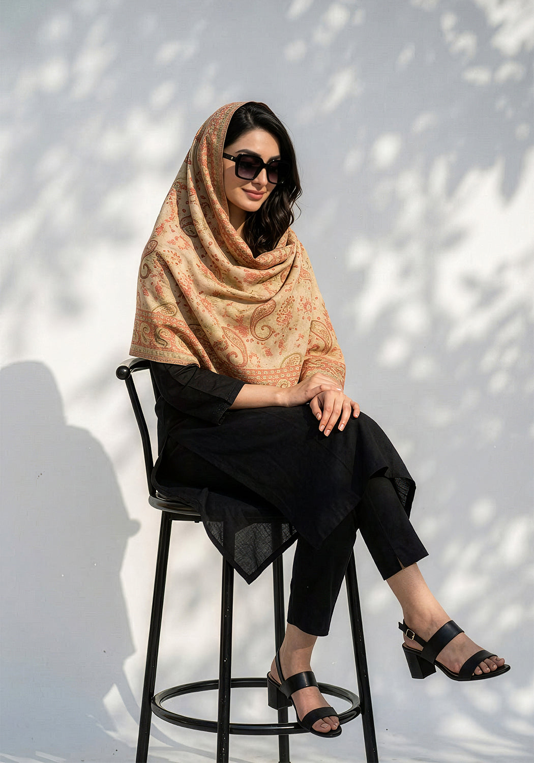 Kani handwoven Hijab - Fawn