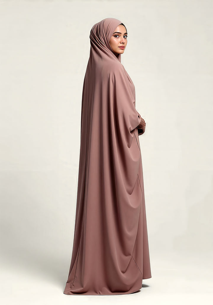 Saudi Jilbab - Tea Pink