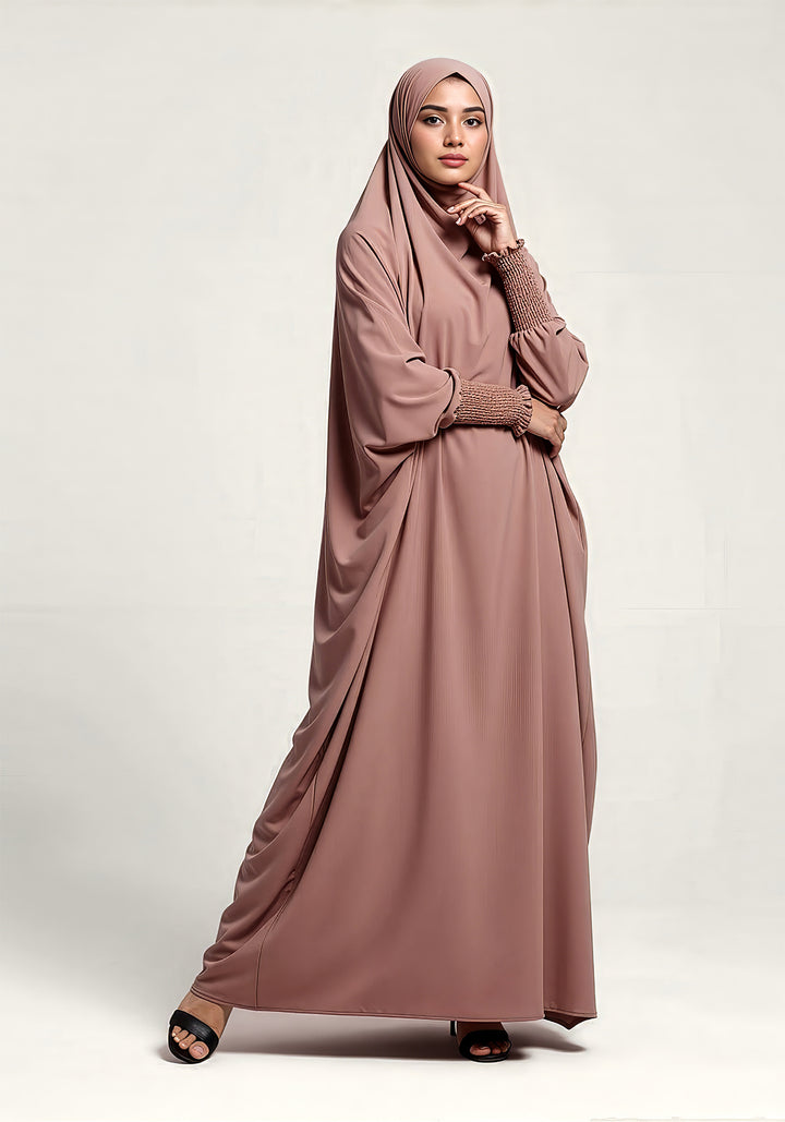 Saudi Jilbab - Tea Pink
