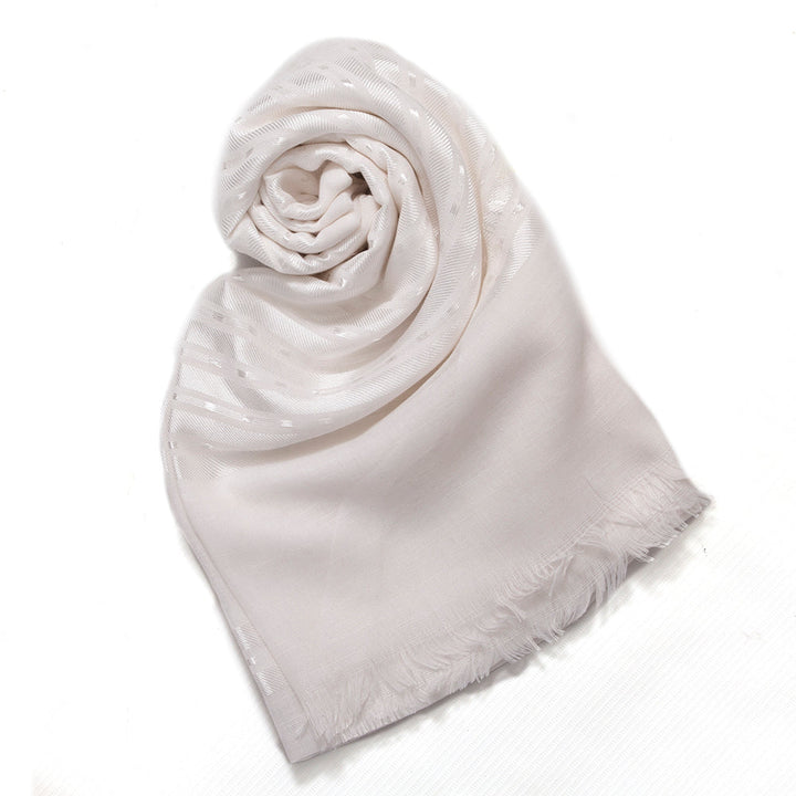 Ava Cotton Hijab - White
