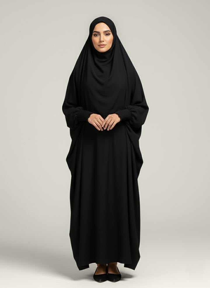 Saudi Jilbab  - Black