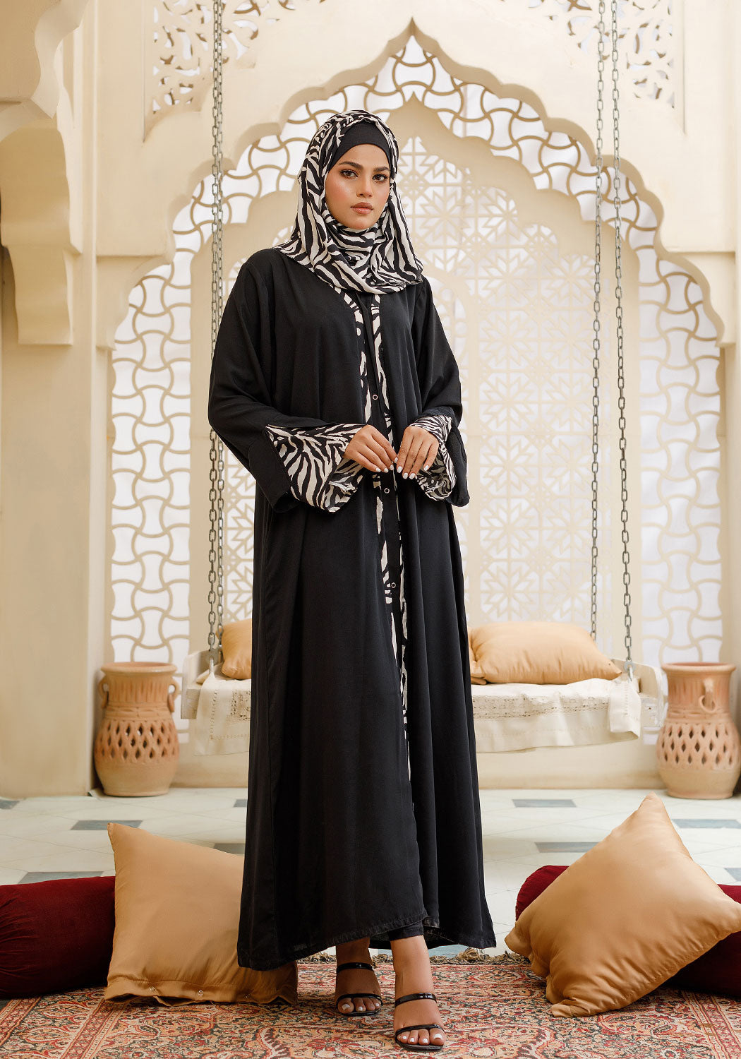 Midnight Black Abaya