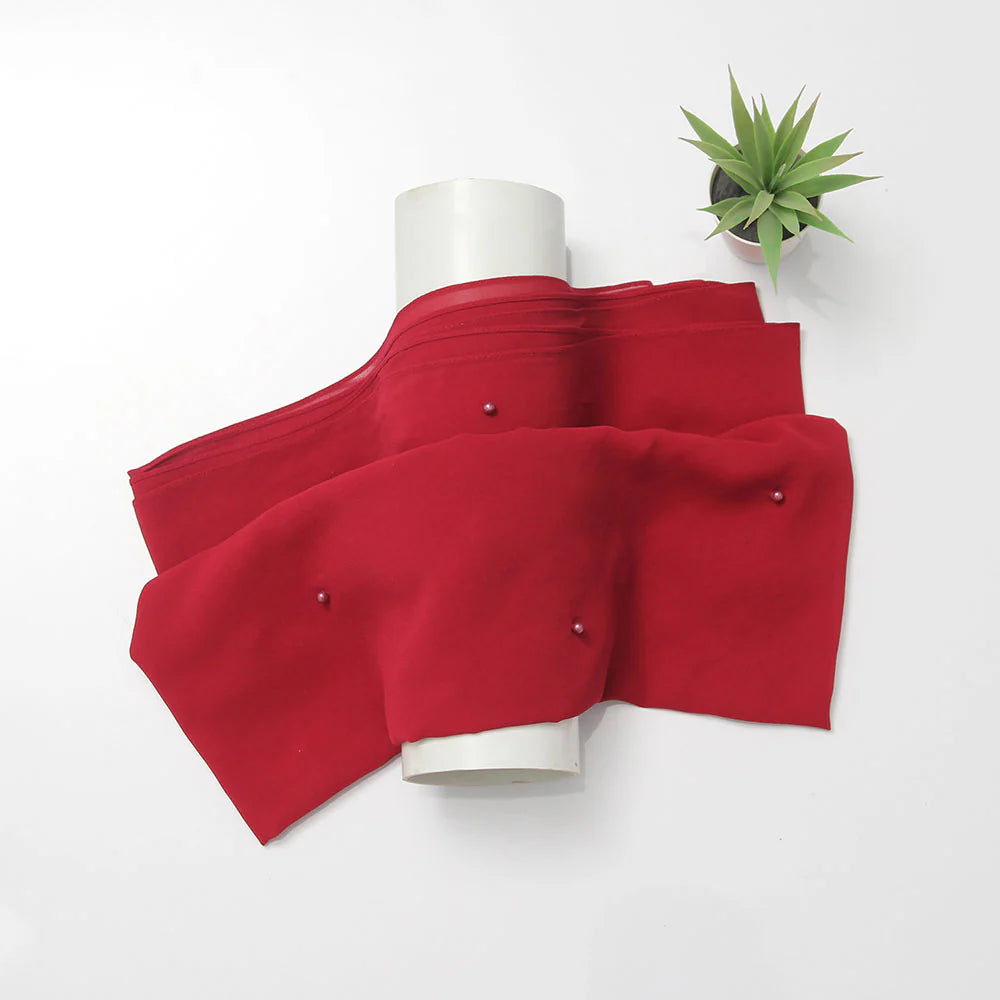 Maya Chiffon Hijabs - Maroon