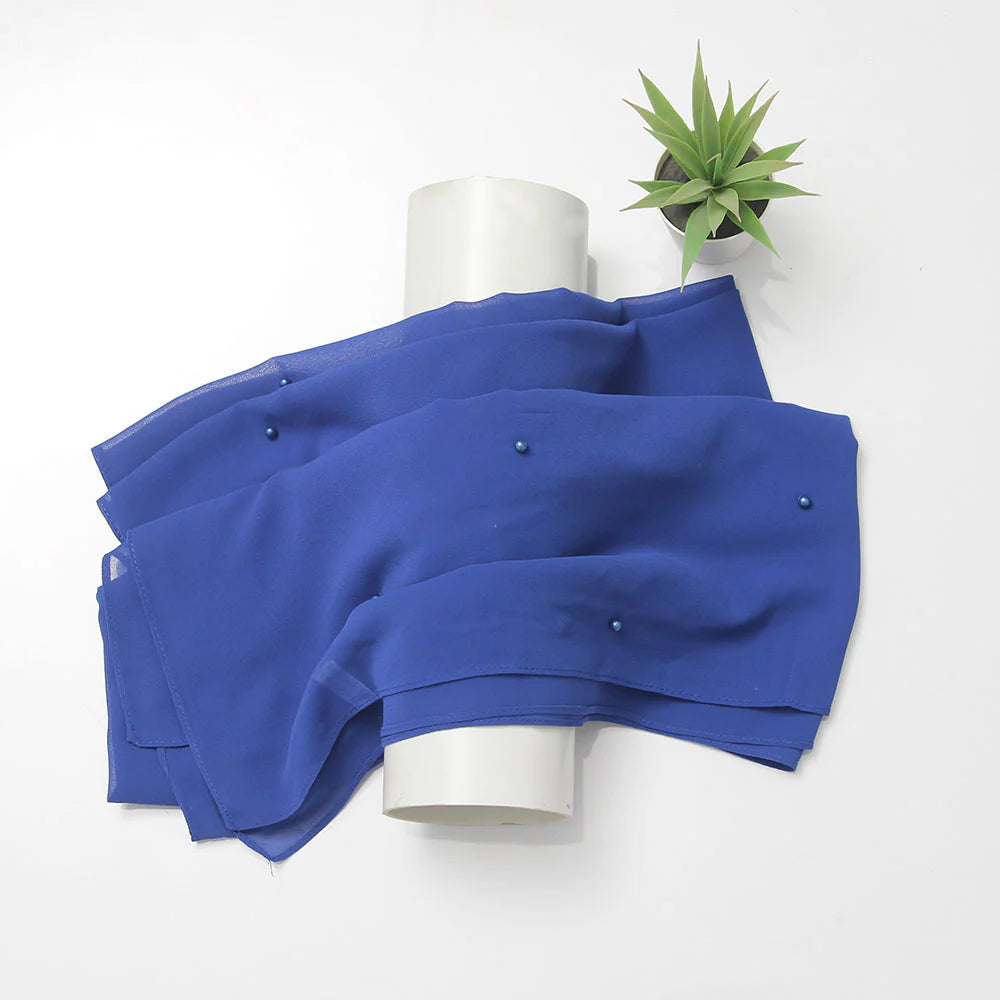 Maya Chiffon Hijabs - Blue