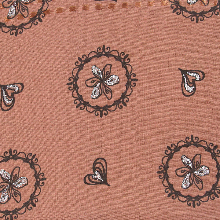 Elsa Turkish Linen HIjab - Redish Brown