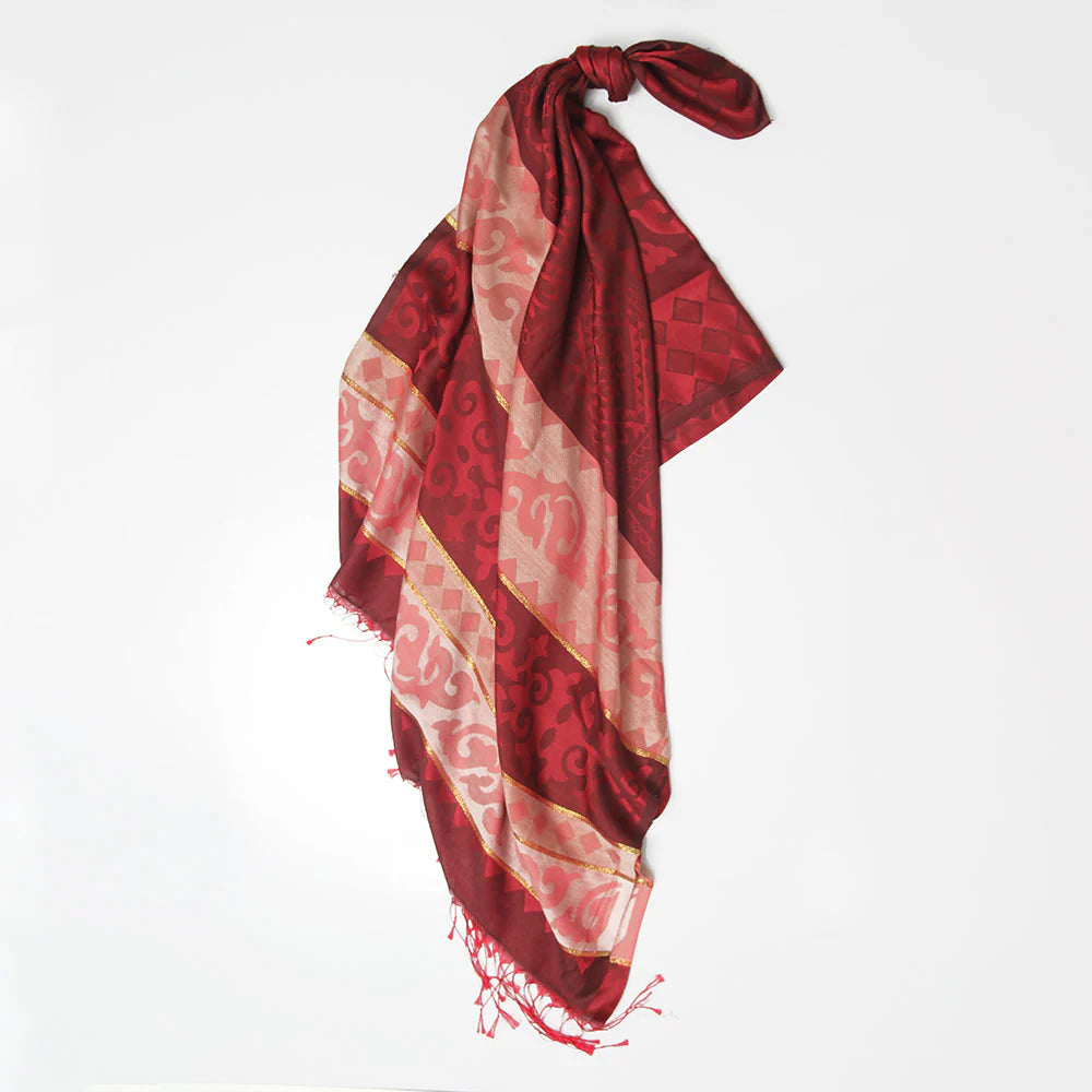 HAREEM SILK HIJAB - Maroon