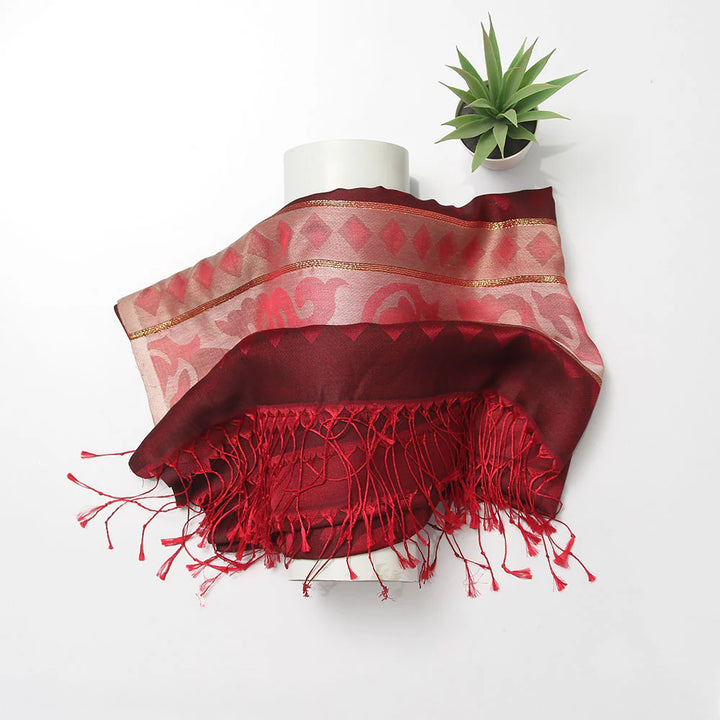 HAREEM SILK HIJAB - Maroon