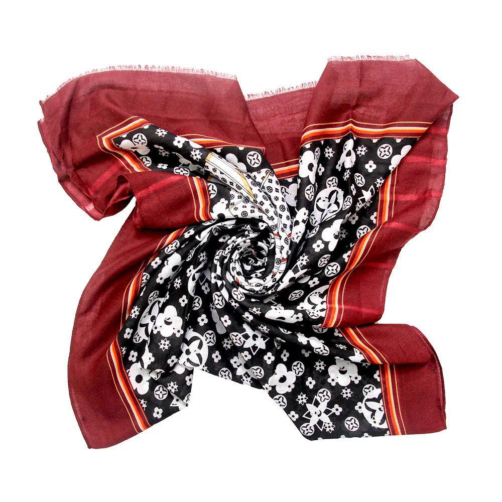 Nabiha Lawn Hijab - Maroon