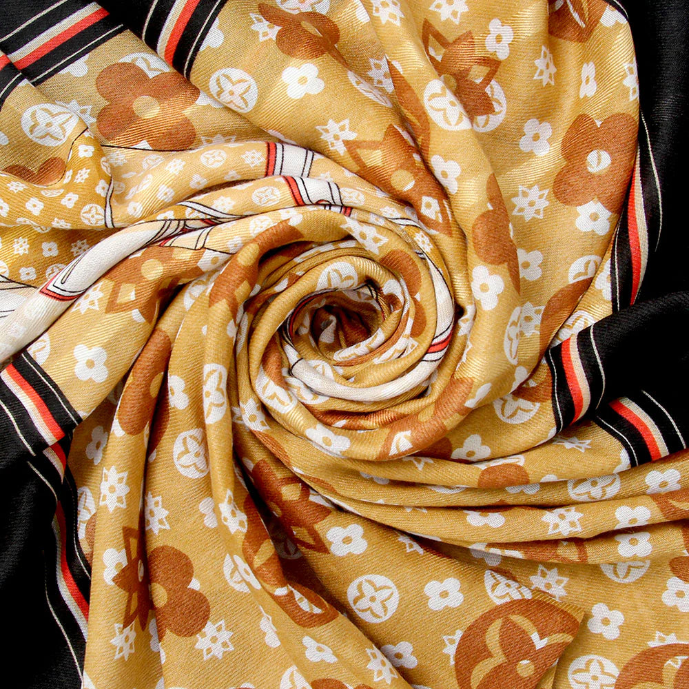 Nabiha Lawn Hijab - Golden