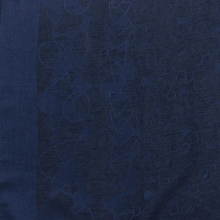 Ubah Printed Hijab - Navy Blue