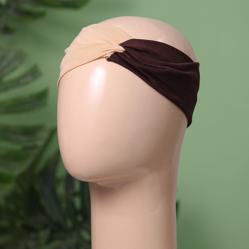 Two Color Tube Cap (Dark Brown - Skin)