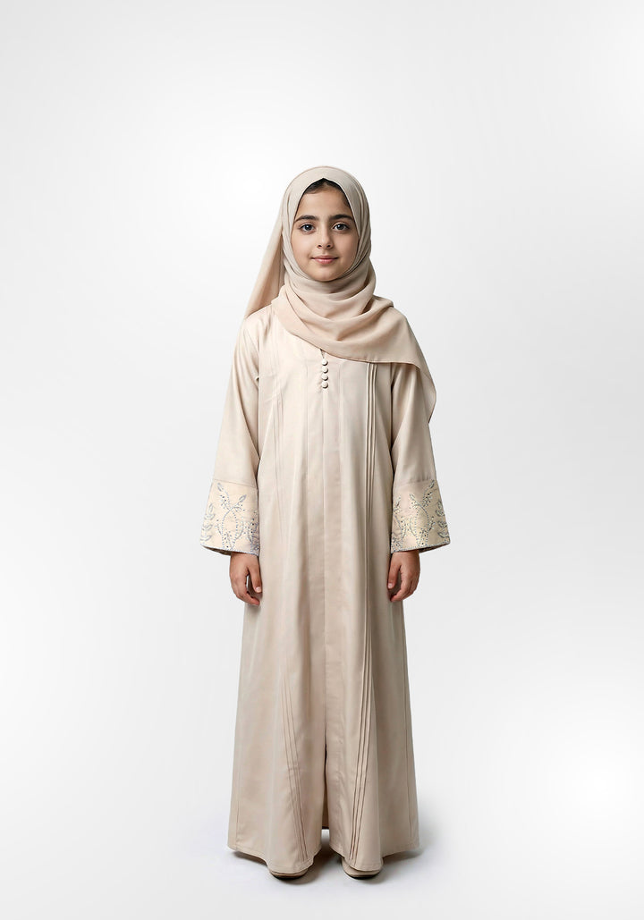 Skin Handwork Kids Abaya
