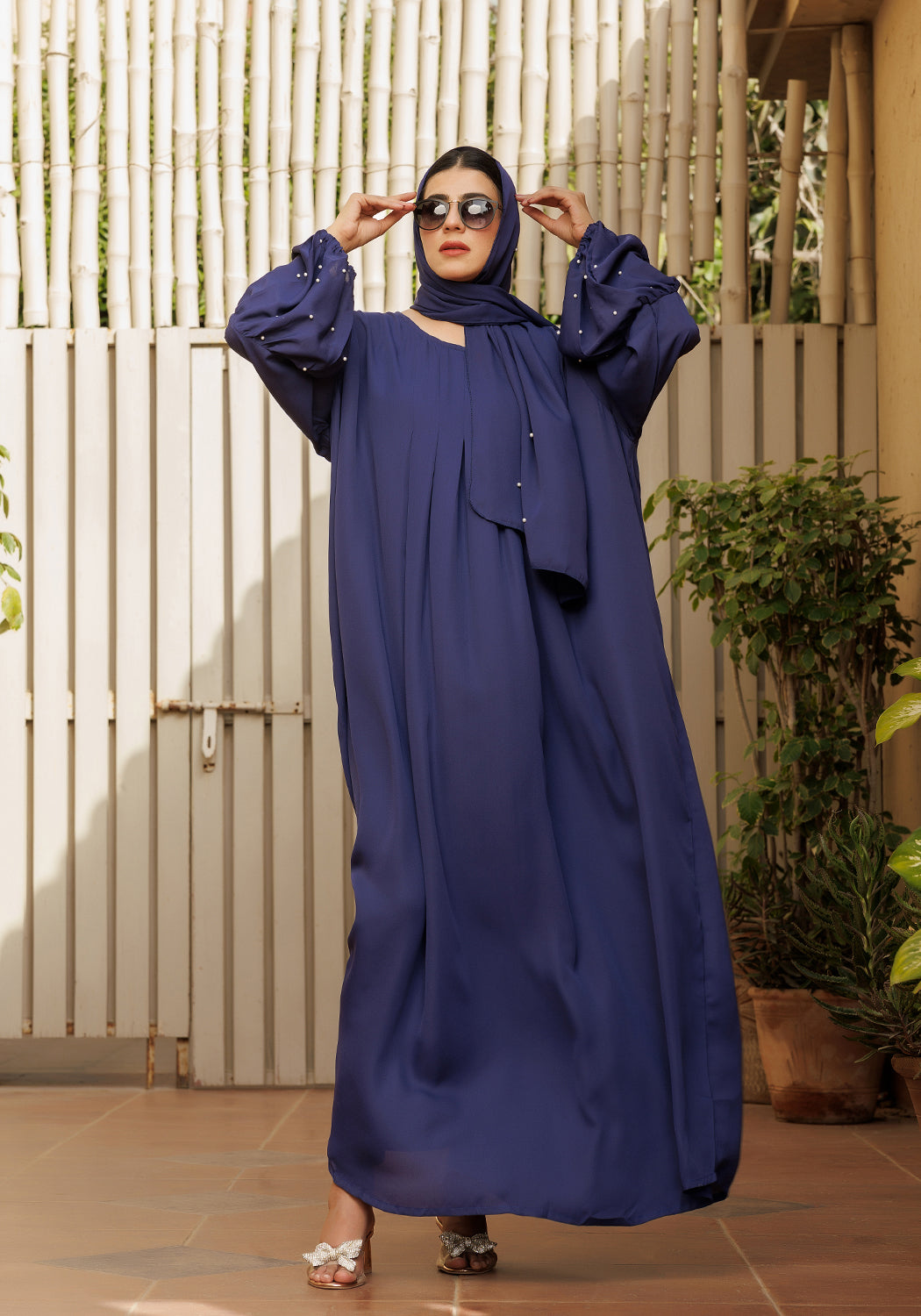 Royal Navy Blue Abaya