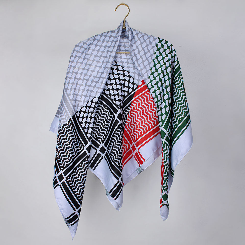 ARAB KEFFIYEH SCARF - Flag Printed