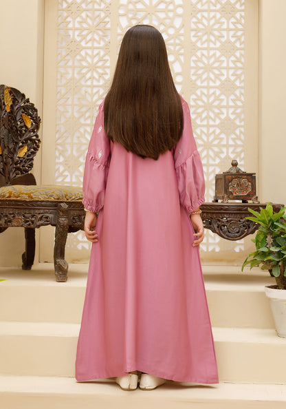 Precious Pink Abaya Kids