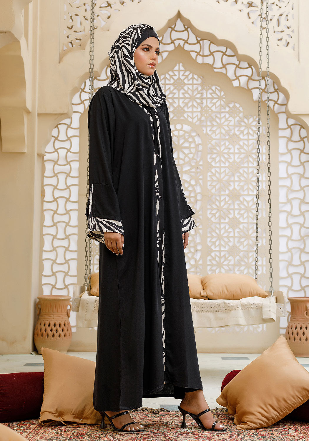 Midnight Black Abaya