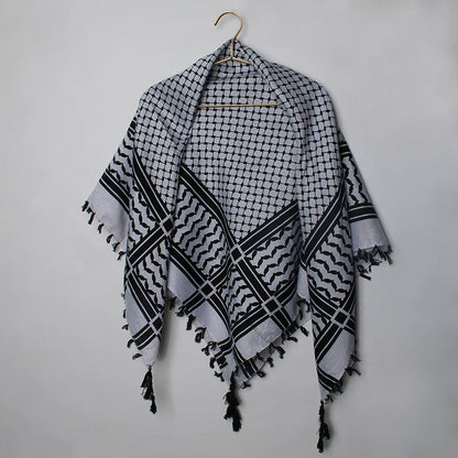 Black ARAB KEFFIYEH SCARF - TASAL