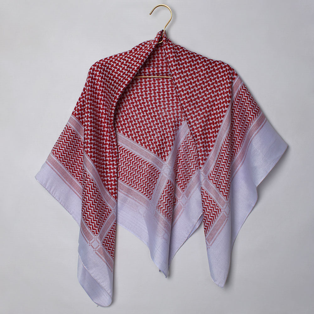 Plain printed Arab Keffiyeh Scarf