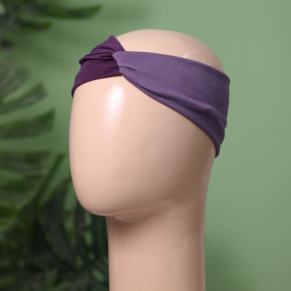 Two Color  Tube Cap(Dark Purple - Lilac)