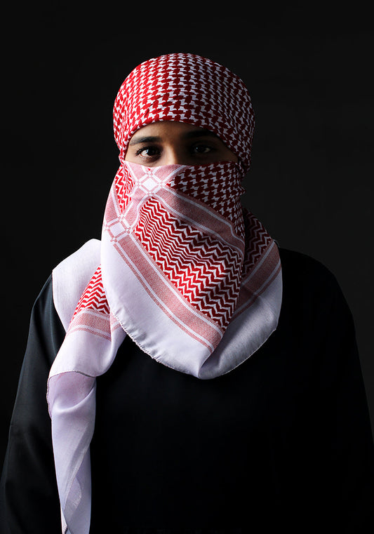 Plain printed Arab Keffiyeh Scarf