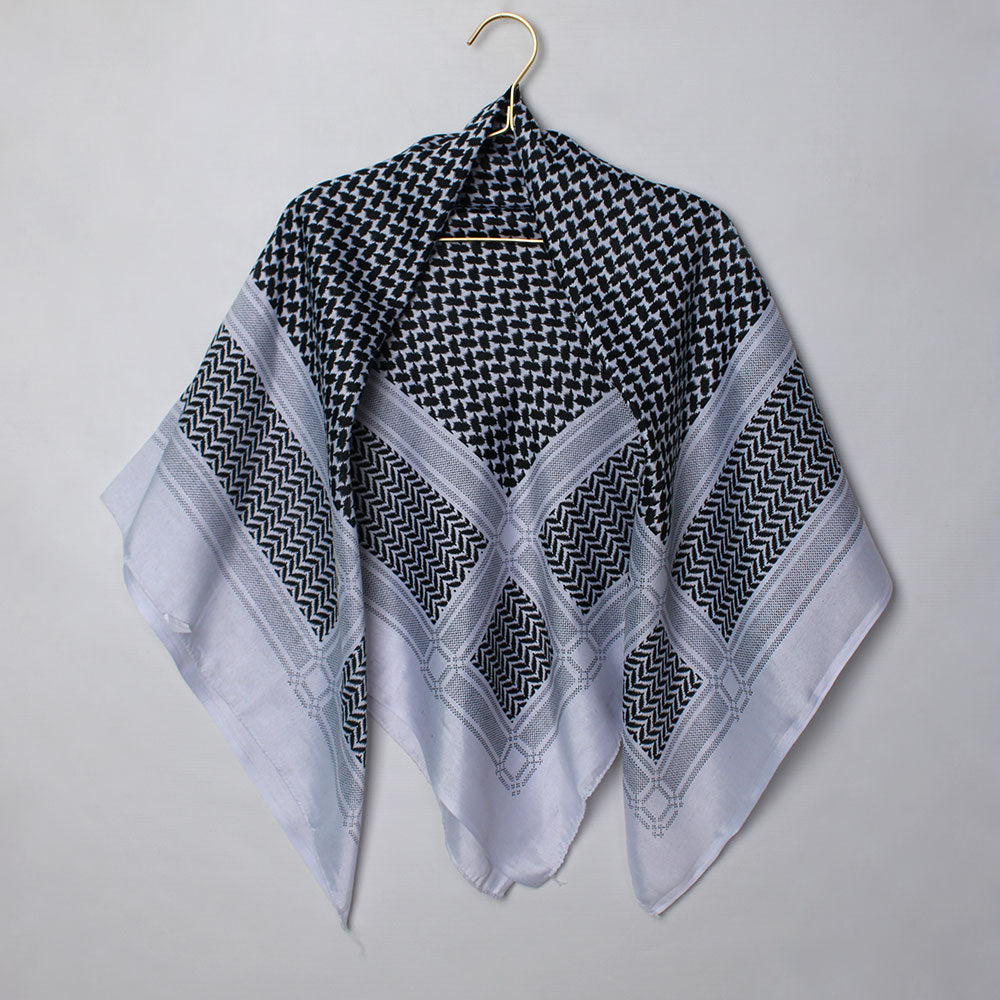 Plain printed Arab Keffiyeh Scarf