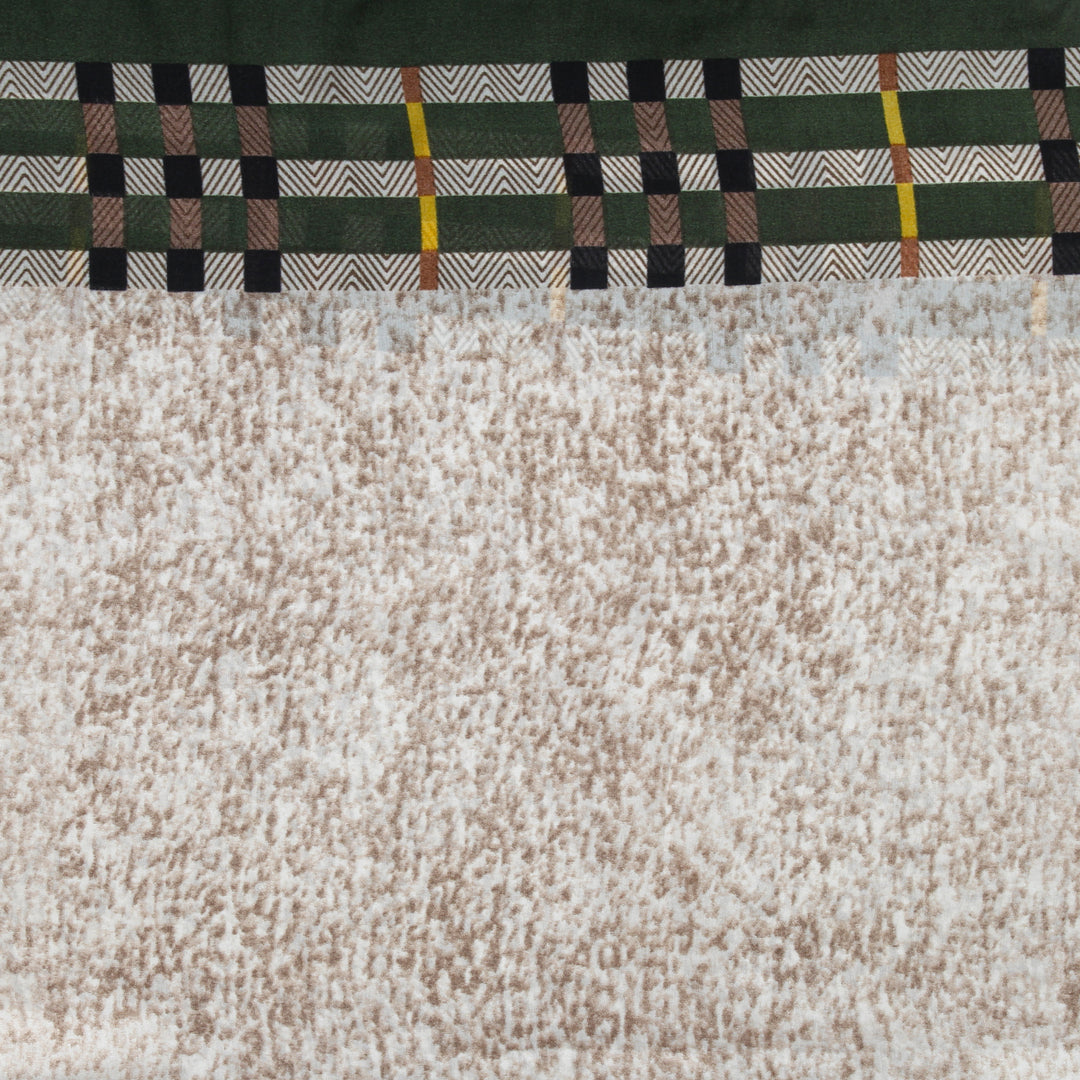 Silk Branded-Brown-Green