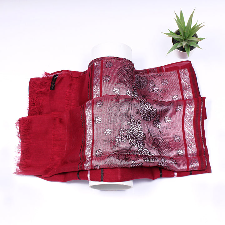 Maham Lawn Hijab - Maroon