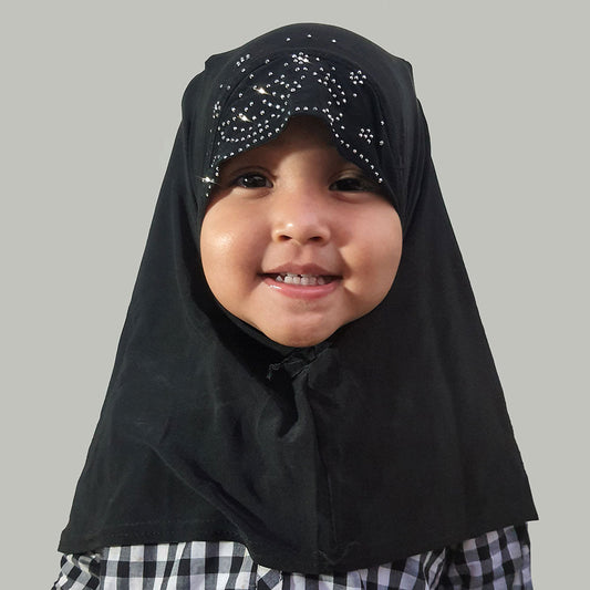 Kids Makhna Pearls - Black