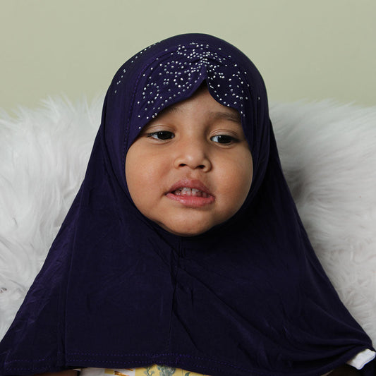 Kids Makhna Pearls - Purple