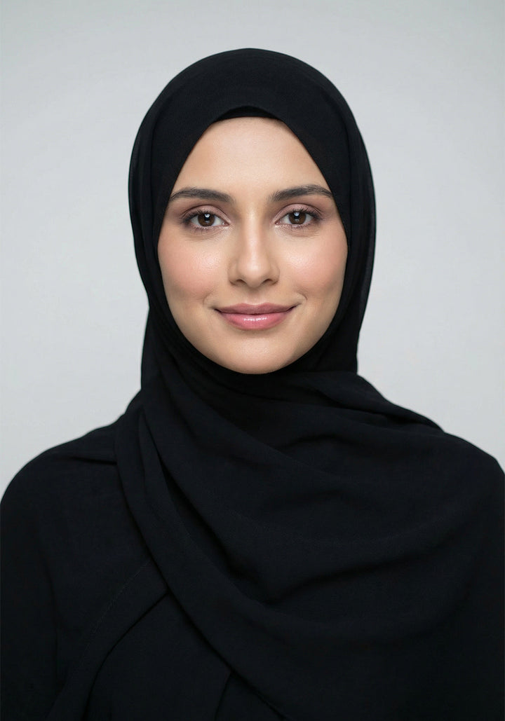 Turkish Chiffon-Black