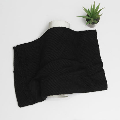 Crinkle Lawn Hijab - Black